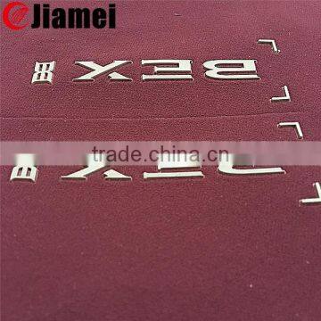 New china products round custom silk screen silicone heat transfer label