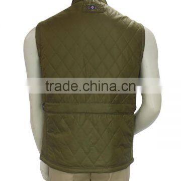 Wholesale Men's Fitted Winter Down Vest Casual Jackets Coats