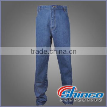 Mens cargo jeans blue wear work trousers