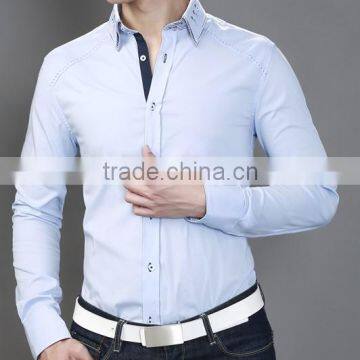 custom shirt,men's stand collar Shirt ST1200061