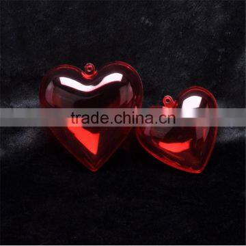 Christmas Supplies High Transparent Food Grade Environmental Protection Material Plastic Heart-shaped Christmas Ball photo-5
