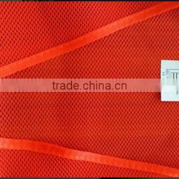 New Design Orange Mesh Reflective Vest White Ruban Vest Zipper Vest photo-4