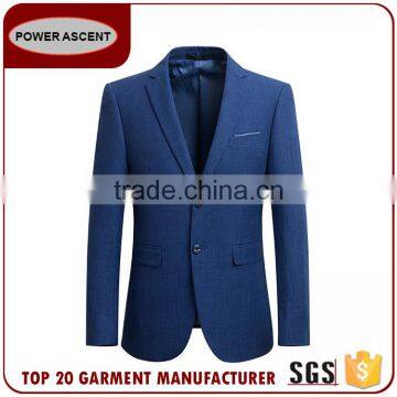 Oem Design Blue Custom Blazer Men Casual Latest Suits Jacket In Fashion photo-4