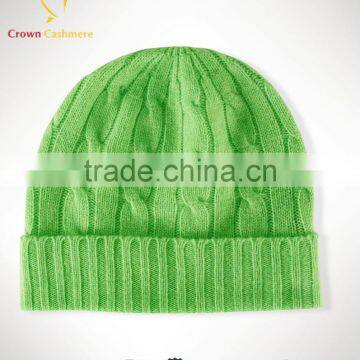 Intarsia Design High Quality Cashmere Winter Kids Hats, Cashmere Bonnet photo-2