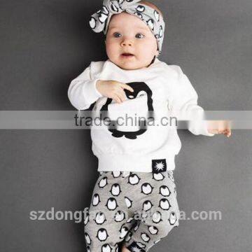 2016 Summer Baby Fashion Style Baby Boy Clothes Set, Baby Girl Clothes Soft and Comfortable T-shirt + Pants 2pcs Sets photo-2