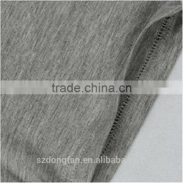 High Quality V-neck T-shirt Organic Cotton Mens With Custom Garment Manufacturer photo-4