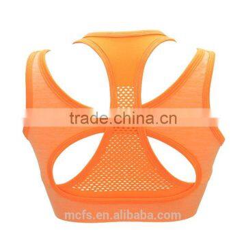 Latest Style Hollow Out Fitness Bra Underwear Seamless Sexy Women Sports Bra Top photo-4