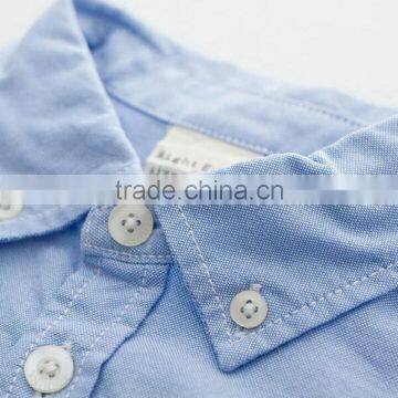 2016 Wholesale New Design Short Sleeves Children Casual Shirt Kids Check Shirt photo-3