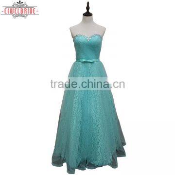 China OEM Supply Sweetheart A line Green Wedding Dress