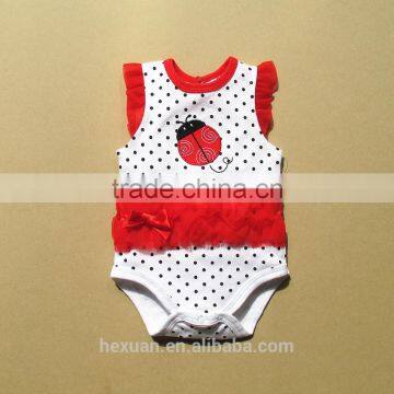 Wholesale Newborn Baby Summer Vest Clothes Baby Romper for Infant and Toddler photo-3