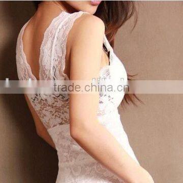 Fashion Sleeveless Dresses for Women Summer Slim Sexy Lace Ladies Dress 2016 photo-3