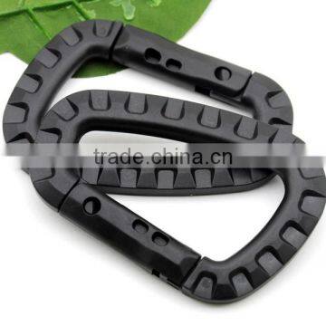 Outdoor Placstic POM D Shape Buckle Camping Climbing Carabiner Mountaineering Buckle Keychain Hook Y-280 photo-2