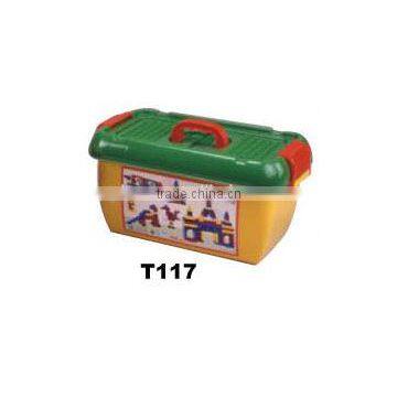 300pcs Wisdom PS building block with bucket set