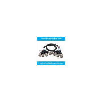 4 BNC to 4 BNC RGB High Resolution Video Cable, Audio Video Cable, AV cable