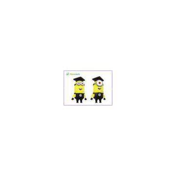 Soft Rubber Despicable Me Cartoon USB Flash Drive Gift Minion USB