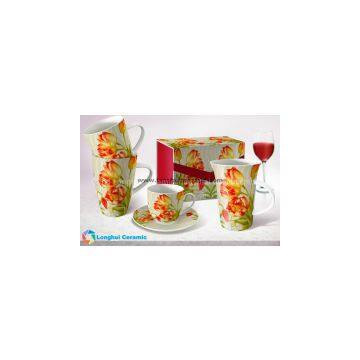 Color glaze ceramic milk mug