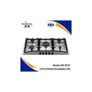 5 burner gas hob