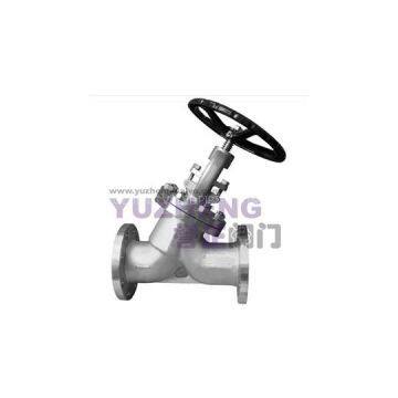 Oblique Y-type Bellow Sealed Globe Valve