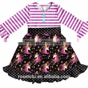 Printed With a Beautiful Pattern With the Girl's Dream of the Same Beautiful and Generous Cotton Princess Christmas Dress photo-4