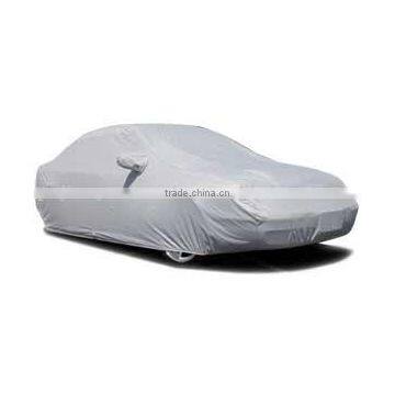 silver coating 190T polester sun shade car cover,fabric material at factory price