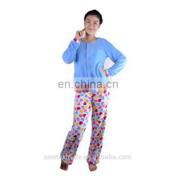 2015 Soft warm winter women coral velvet pajama