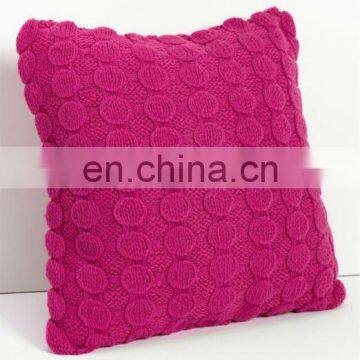 fashional pretty elegant warm soft cozy popular jacquard knit pillow