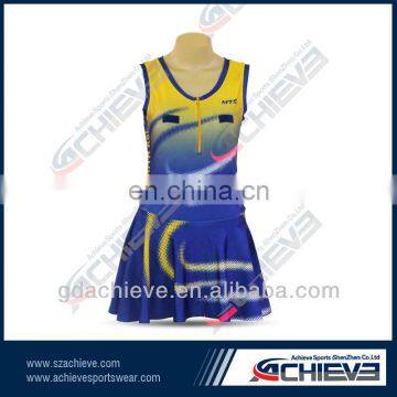 sublimation netball dress bodysuit women wear