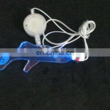 OEM design glowing plane shape led necklace becautiful item