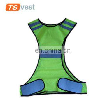 High quality adjustable band cycling running safety vest