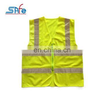 Factory Cheap price six lattices range reflective safety officer vest