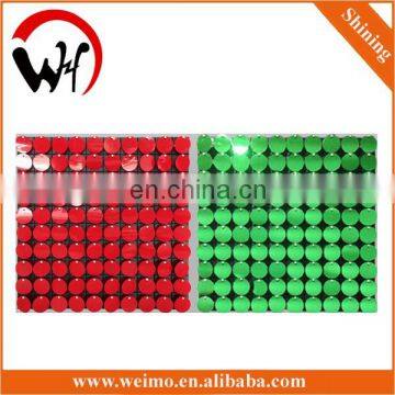 2015 New Shiny sequin panel plastic pvc sheet