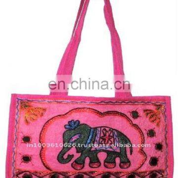 elephant design tote bags