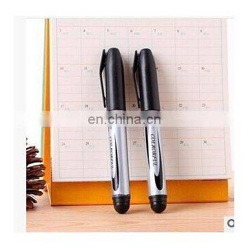 Black CD Waterproof Fast Dry Permanent Marker Pen For Writing Learn the office supplies red black and blue big Waterproof marke