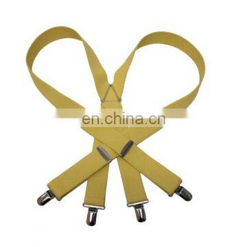 Hot sale 2.5cm X design double shoulder braces suspenders