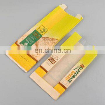 Factory Cheap Price Customized Bread Take Away Brown Kraft Bag,grease Proof Paper Food Packaging Bag photo-5