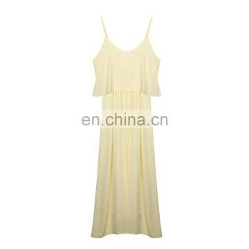 Elegant Women 2016 New Dresses Pure Color Women Clothing Fashion Garment