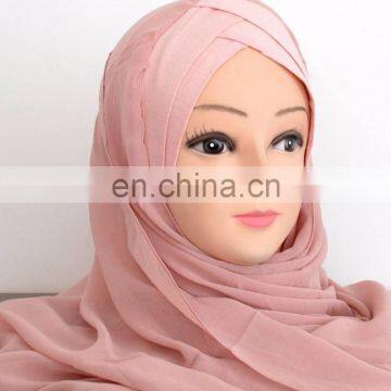 islamic scarf silk chiffon custom