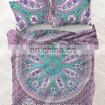 Indian Ombre Mandala Duvet Cover Ethnic Quilt Cover Decor Doona Cover Blanket With Pillow Cover Art