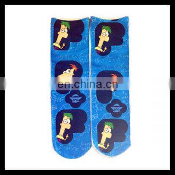 dog patterned print socks