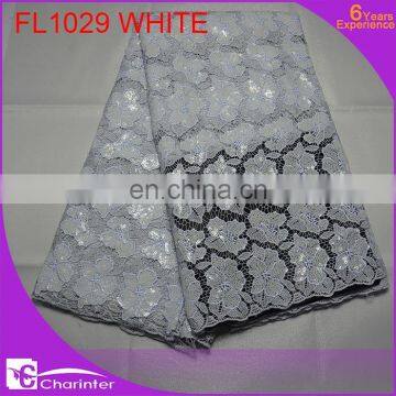 Free Shipping African Cord Lace Guipure Lace Fabric photo-2