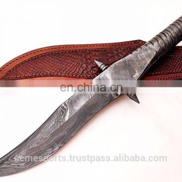 Damascus knifes - DAMASCUS STEEL FULL TANG HUNTING KNIFE