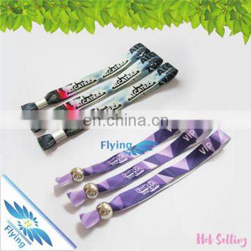 Cheap Custom Festival Fabric Wristbands Theme Cool Cheap Wristbands