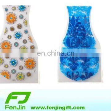 folding plastic cheap flower vase