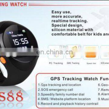 S888 Elder Kids Sos GPS Tracker Watch Smart Wrist Watch