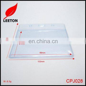 Factory Supply Clear Plastic PVC Working Card Badge Holder photo-2