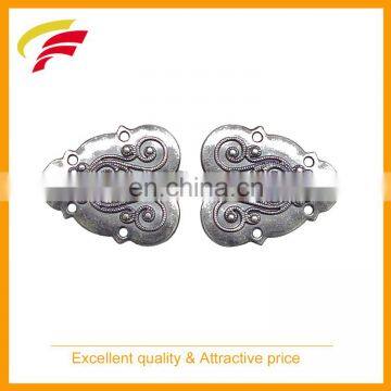 antique style zinc alloy two parts joint buckle for elastic belt