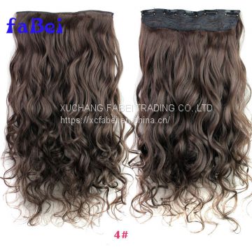 Top virgin  peruvian human hair 100 clip in hair extension, virgin hair