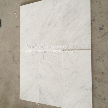 Carrara white marble imperial marble slabs marble tiles top quality