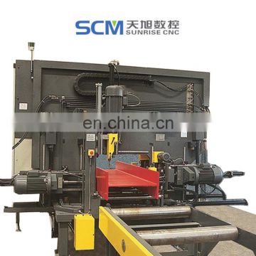 CNC multi spindle Hydraulic drilling and tapping machine for beams