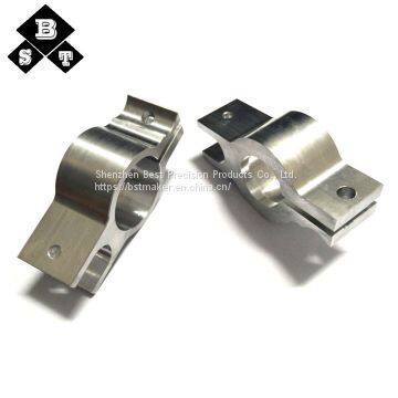China custom 7075 aluminum cnc machining parts for camera clamp holder